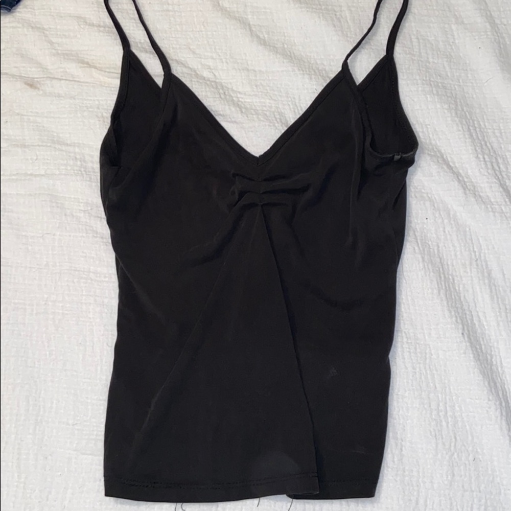 Black tight tank top